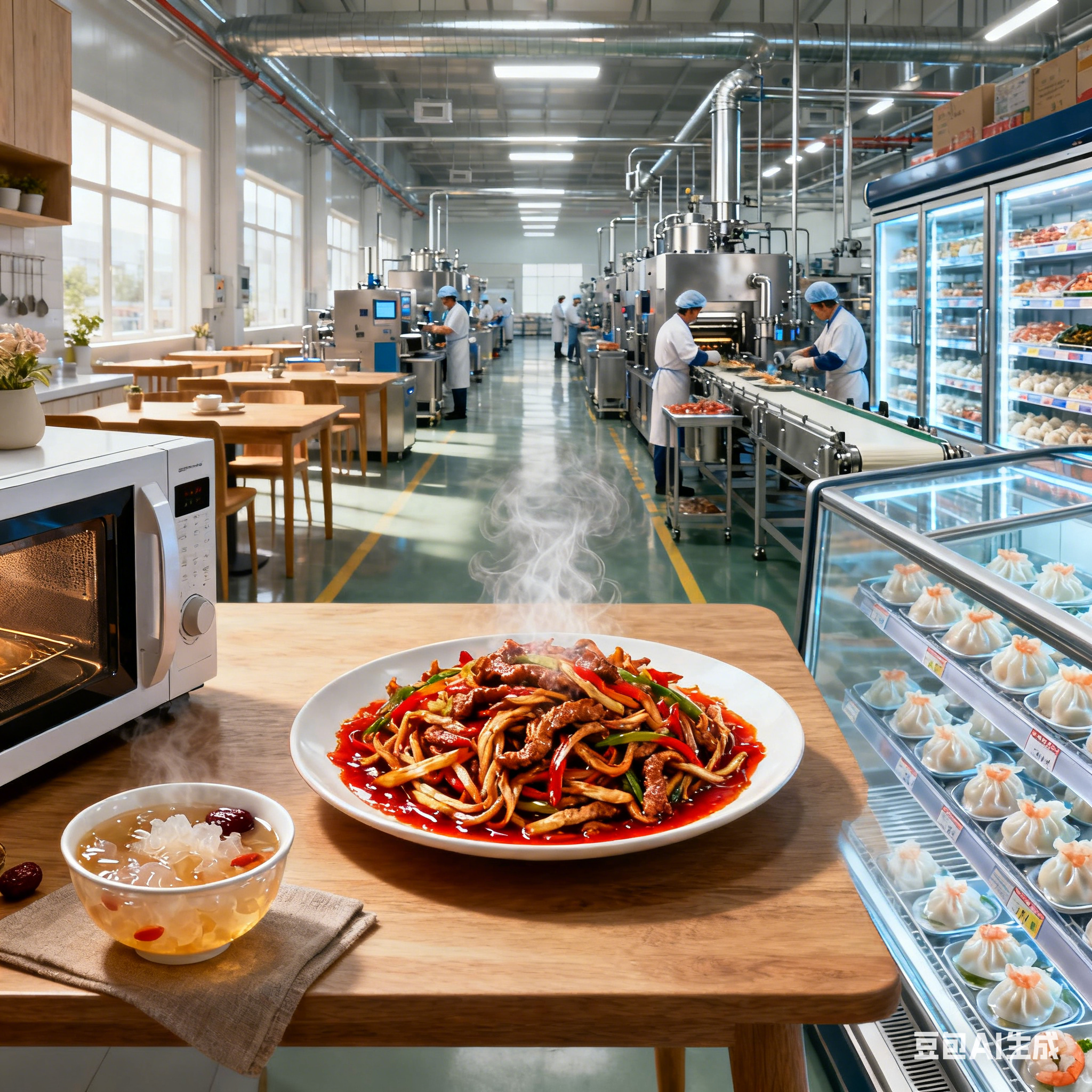 預(yù)制菜加工生產(chǎn)線，都有哪些 “分工”？(圖1)