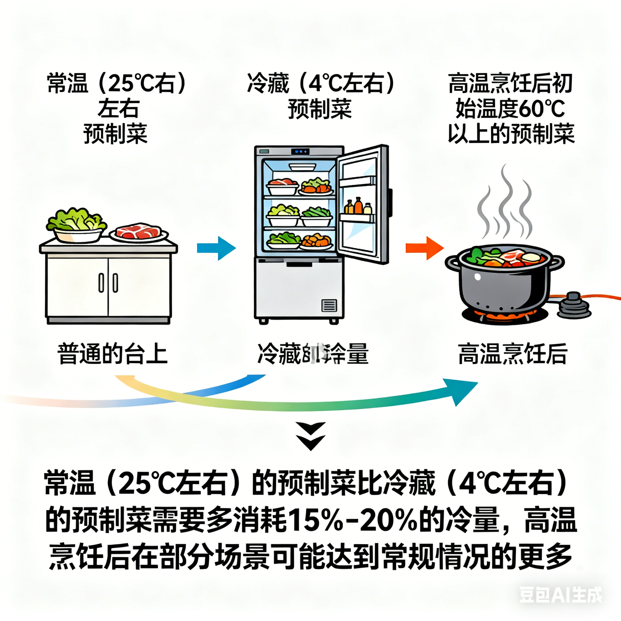 全自動預(yù)制菜隧道式速凍流水線 耗冷量是多少？(圖5)