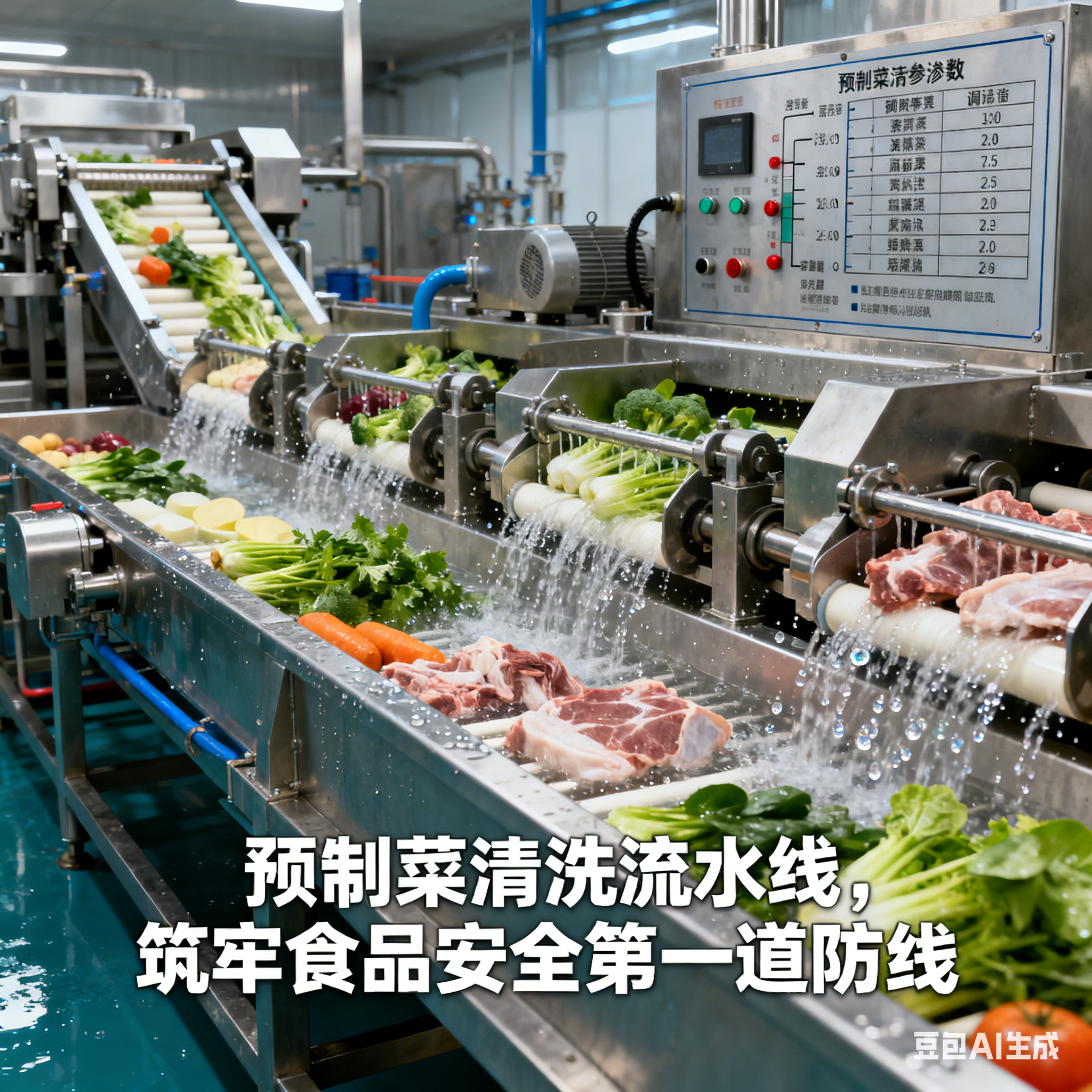 預(yù)制菜清洗流水線，食材能洗得干凈嗎？(圖5)