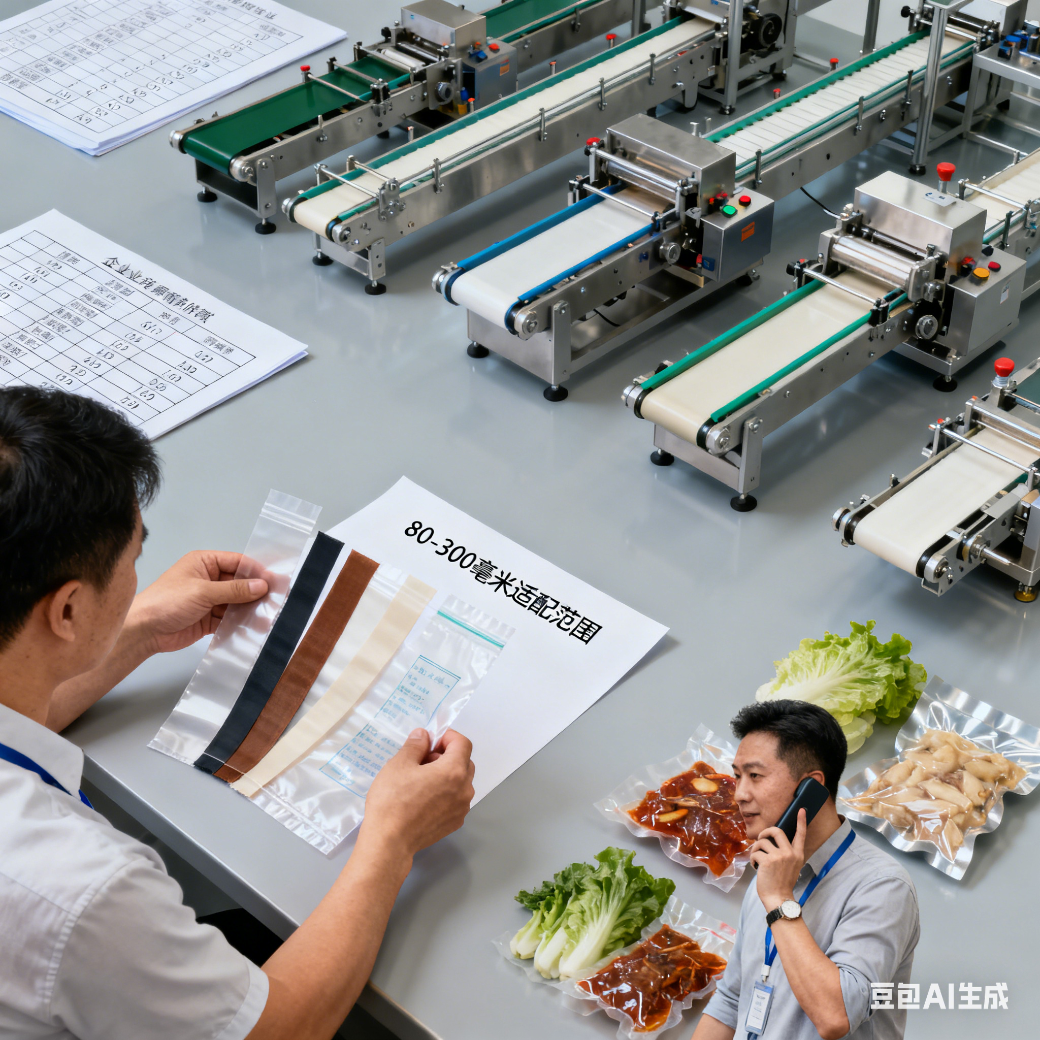 預(yù)制菜包裝機，能適配多少寬度的預(yù)制袋？(圖5)