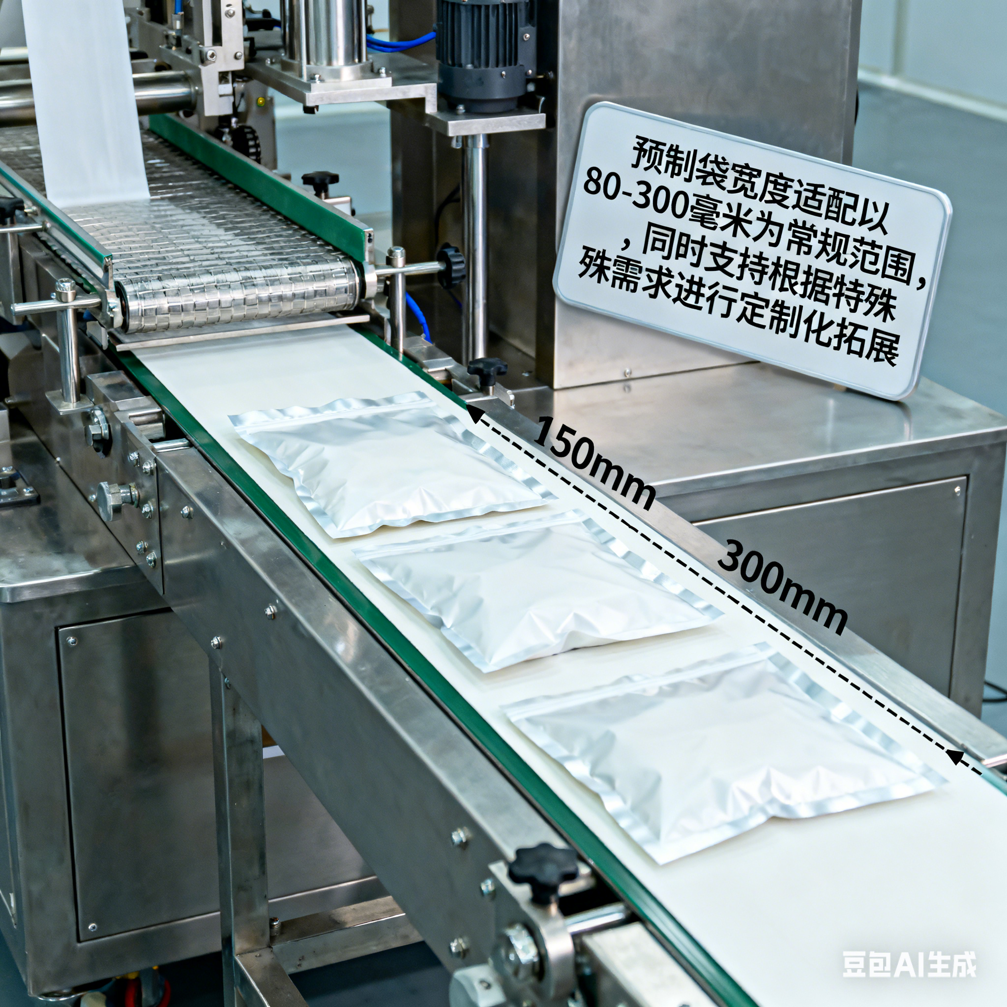 預(yù)制菜包裝機，能適配多少寬度的預(yù)制袋？(圖6)