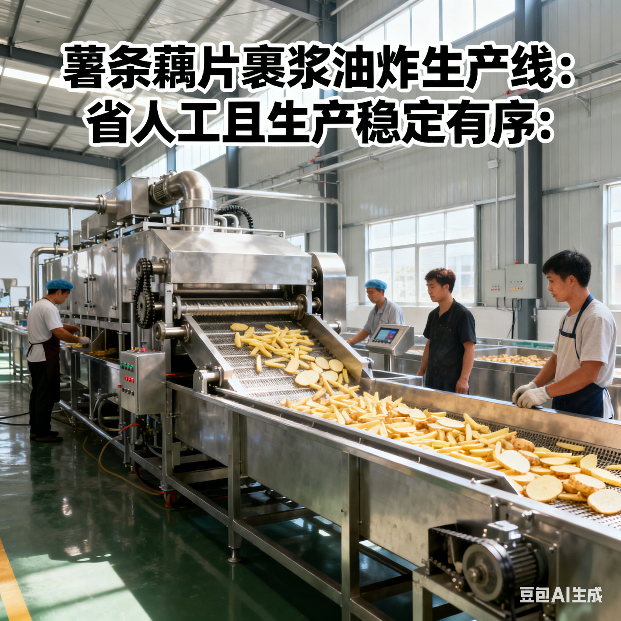 薯?xiàng)l藕片生產(chǎn)線真能省人工嗎？(圖5)