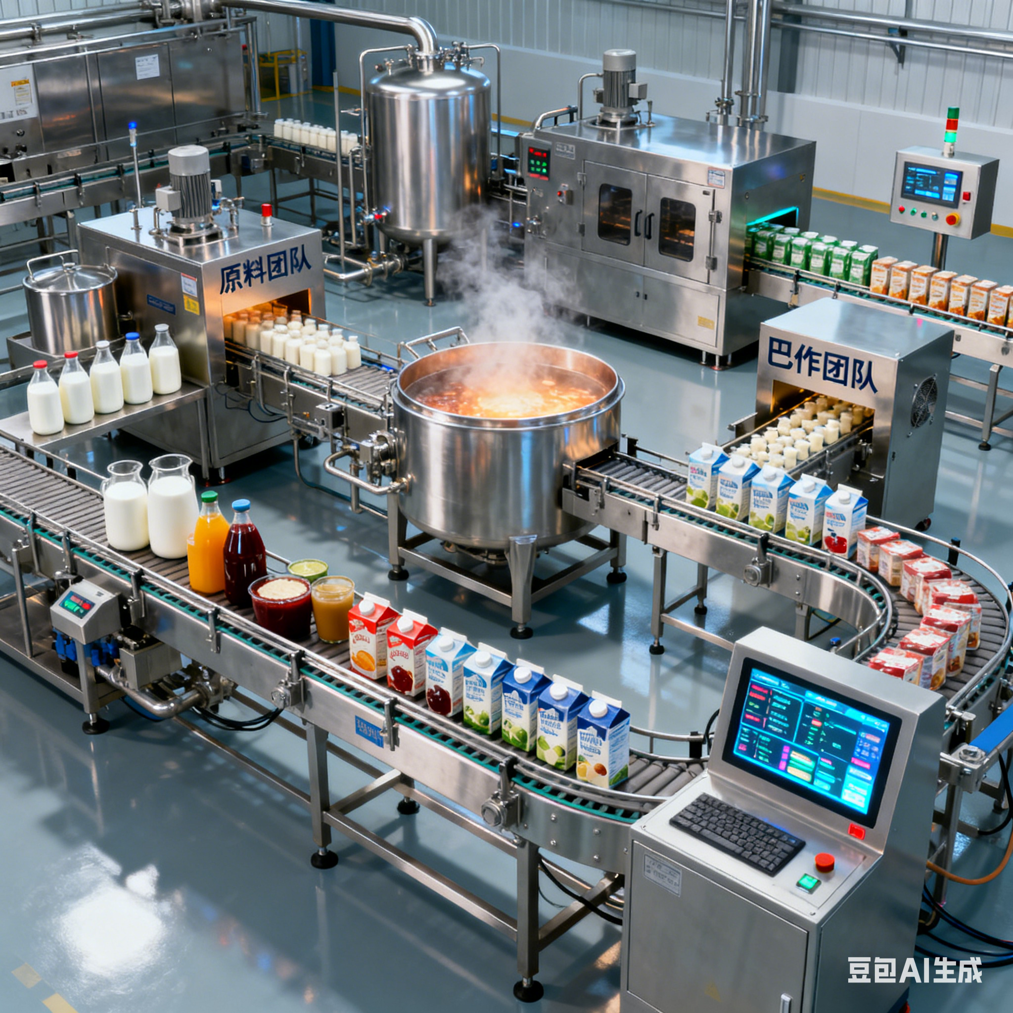 巴氏殺菌流水線(xiàn)上的設(shè)備有多少，各有什么功能，價(jià)格？(圖1)