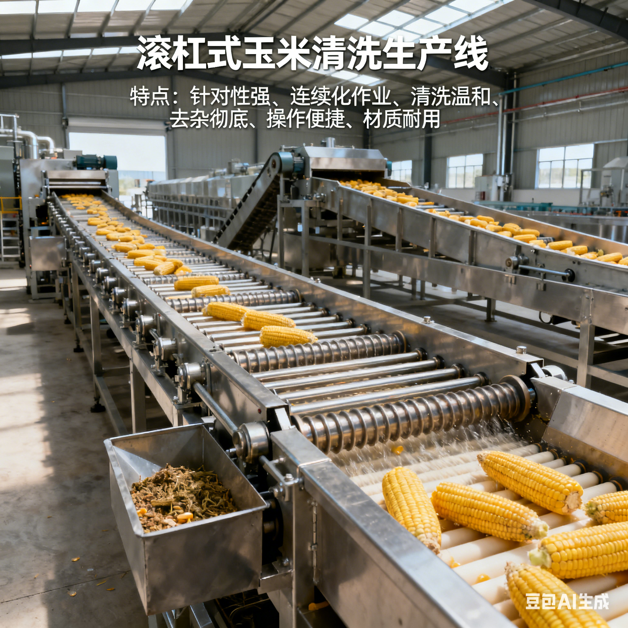 滾杠式玉米清洗生產(chǎn)線，有哪些特點(diǎn)？(圖4)