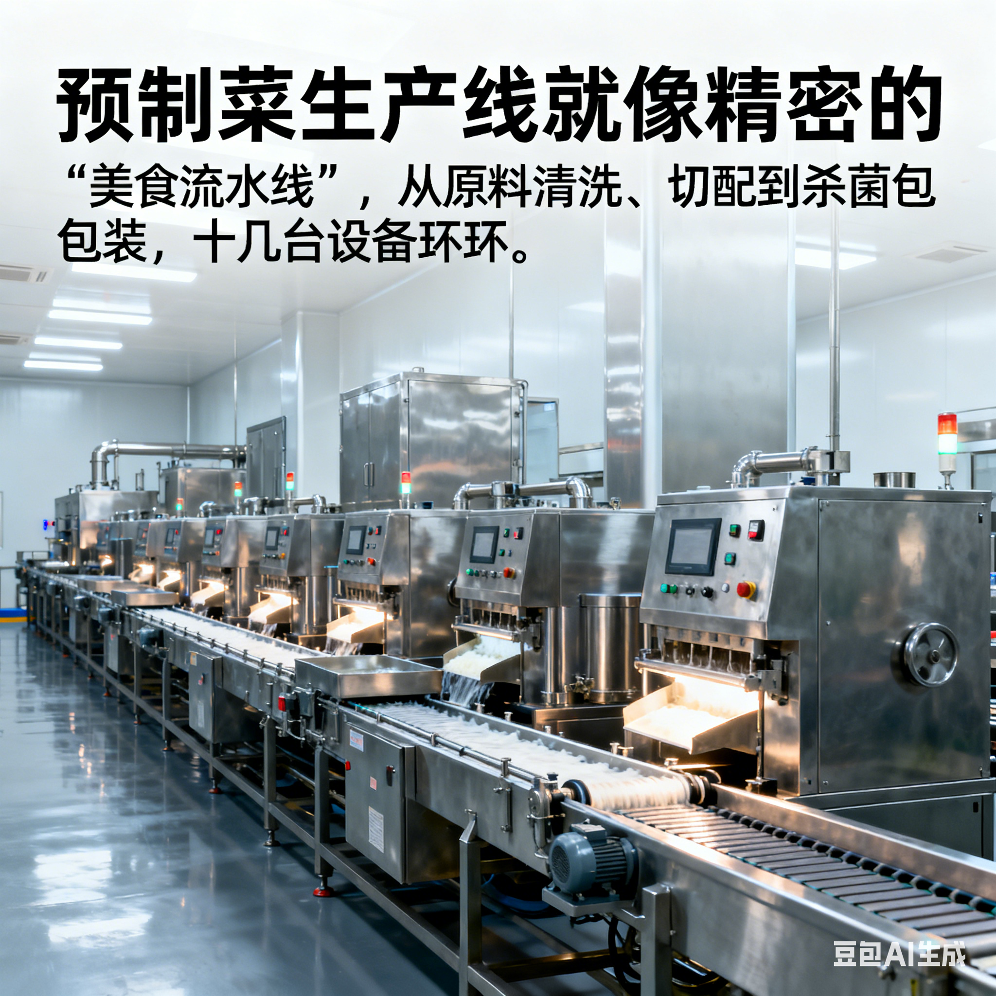 預(yù)制菜生產(chǎn)線維護(hù)，關(guān)鍵在這幾步？(圖1)