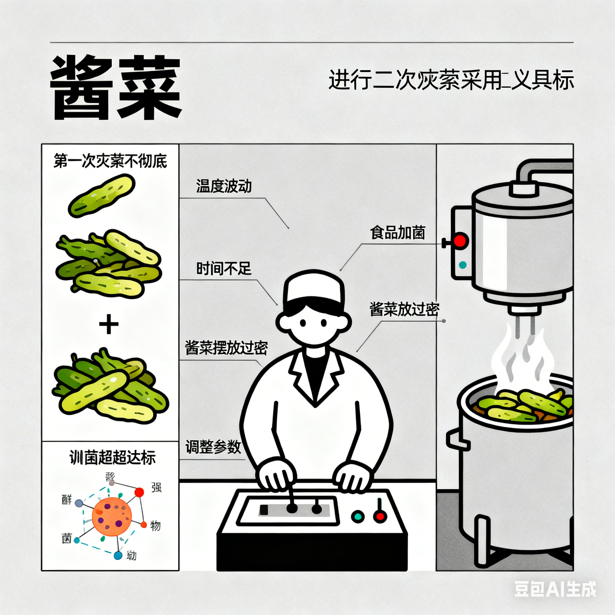 醬菜巴氏殺菌流水線，能二次滅菌嗎？(圖2)