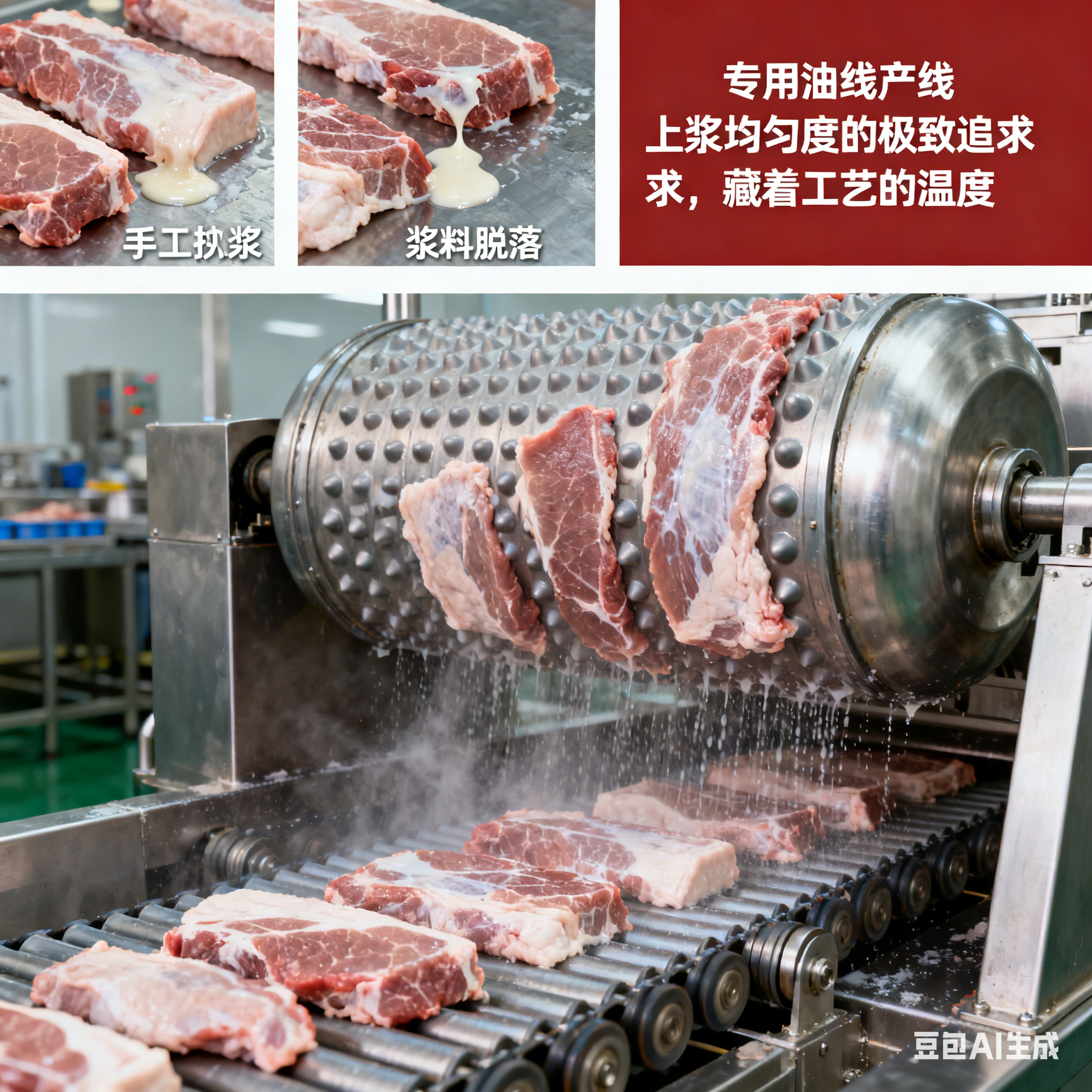 小酥肉上漿機(jī)生產(chǎn)線：匠心藏在何處？(圖3)