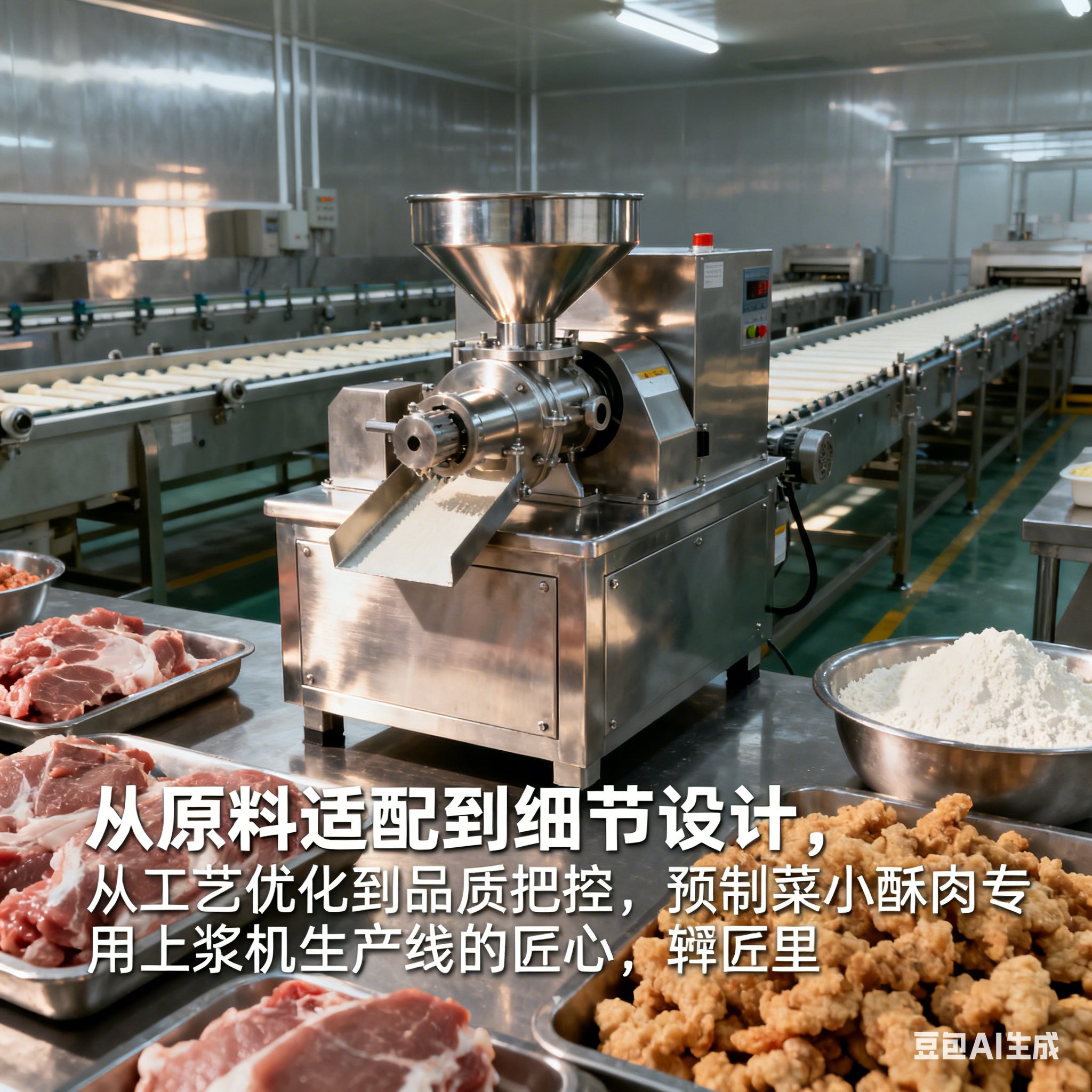 小酥肉上漿機(jī)生產(chǎn)線：匠心藏在何處？(圖6)