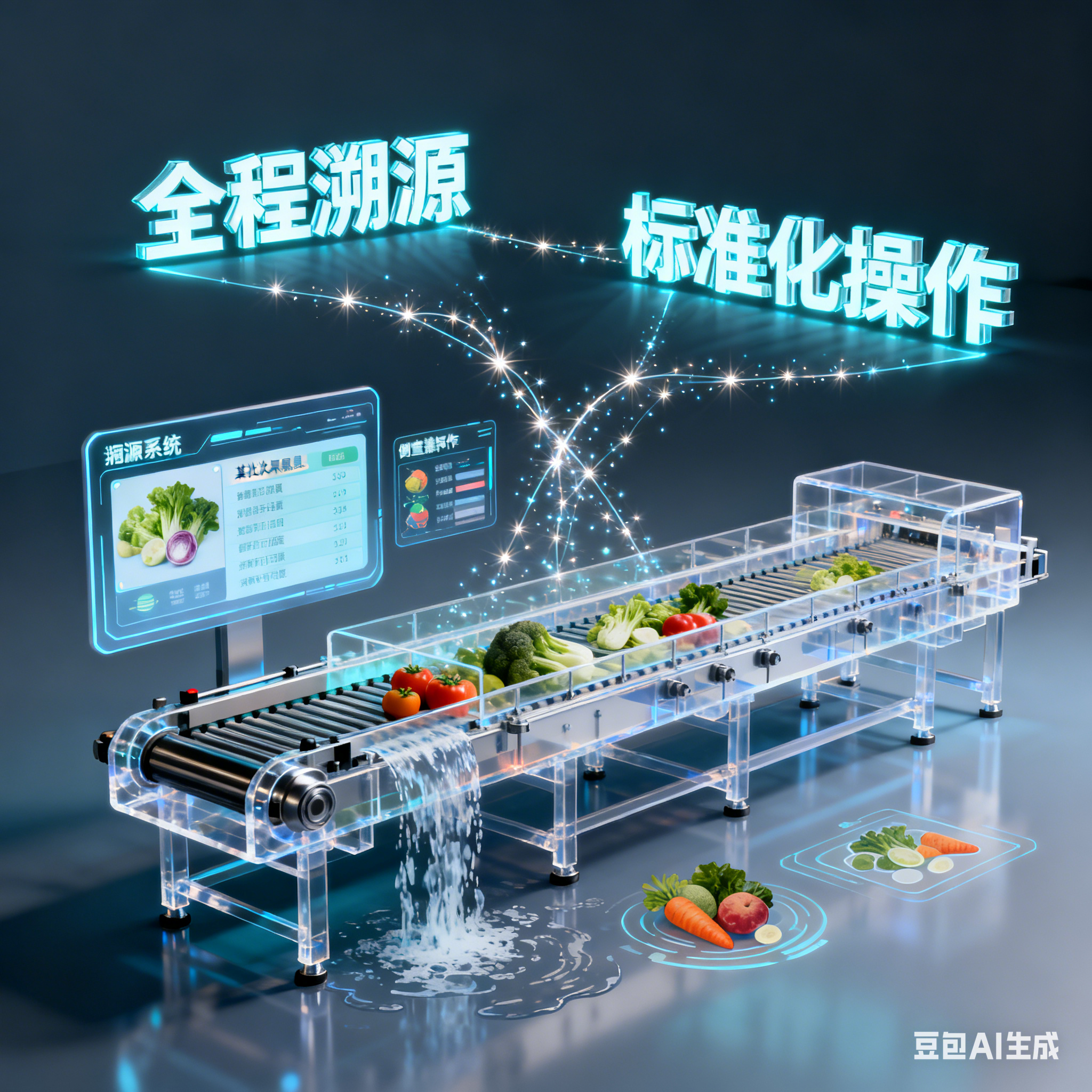 果蔬清洗風(fēng)干流水線可全程溯源？操作步驟是什么？(圖7)