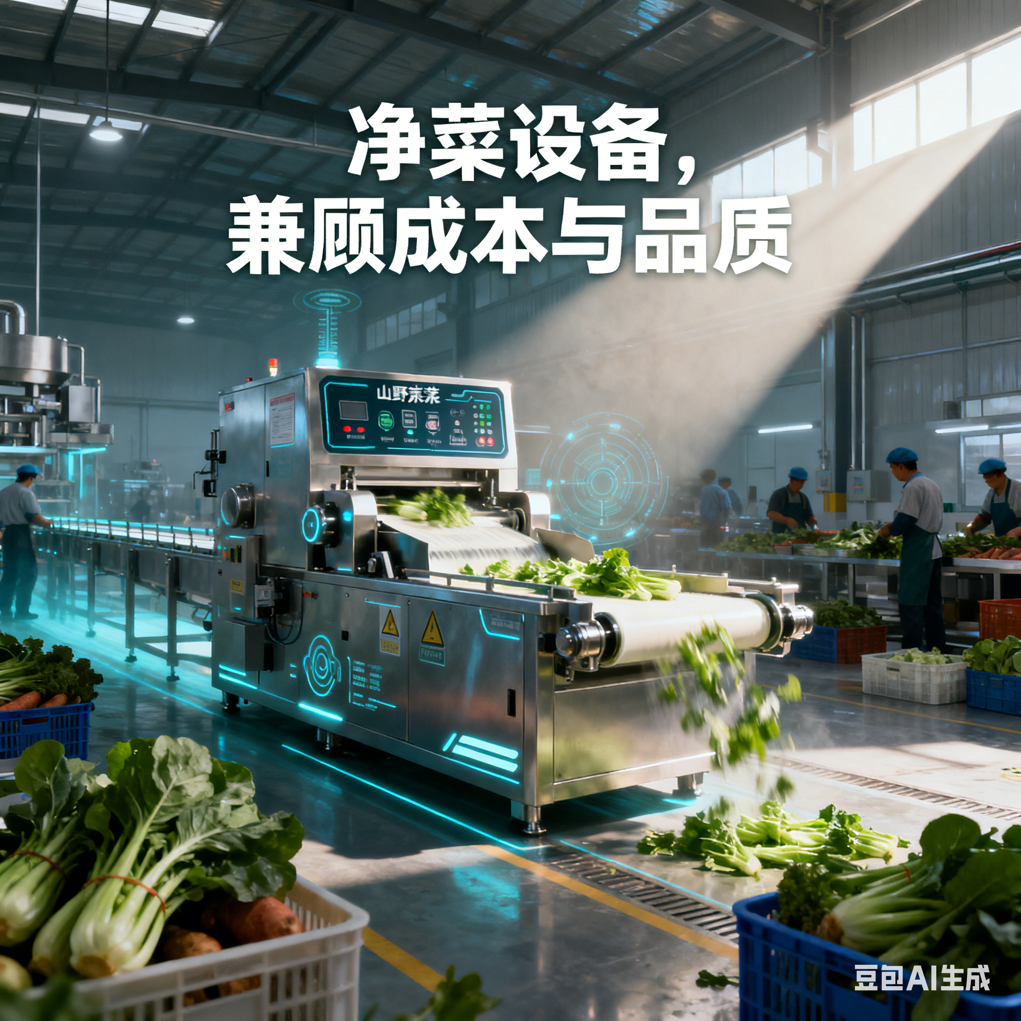 山野菜凈菜設(shè)備：價(jià)格區(qū)間如何？生產(chǎn)流程是什么？(圖5)