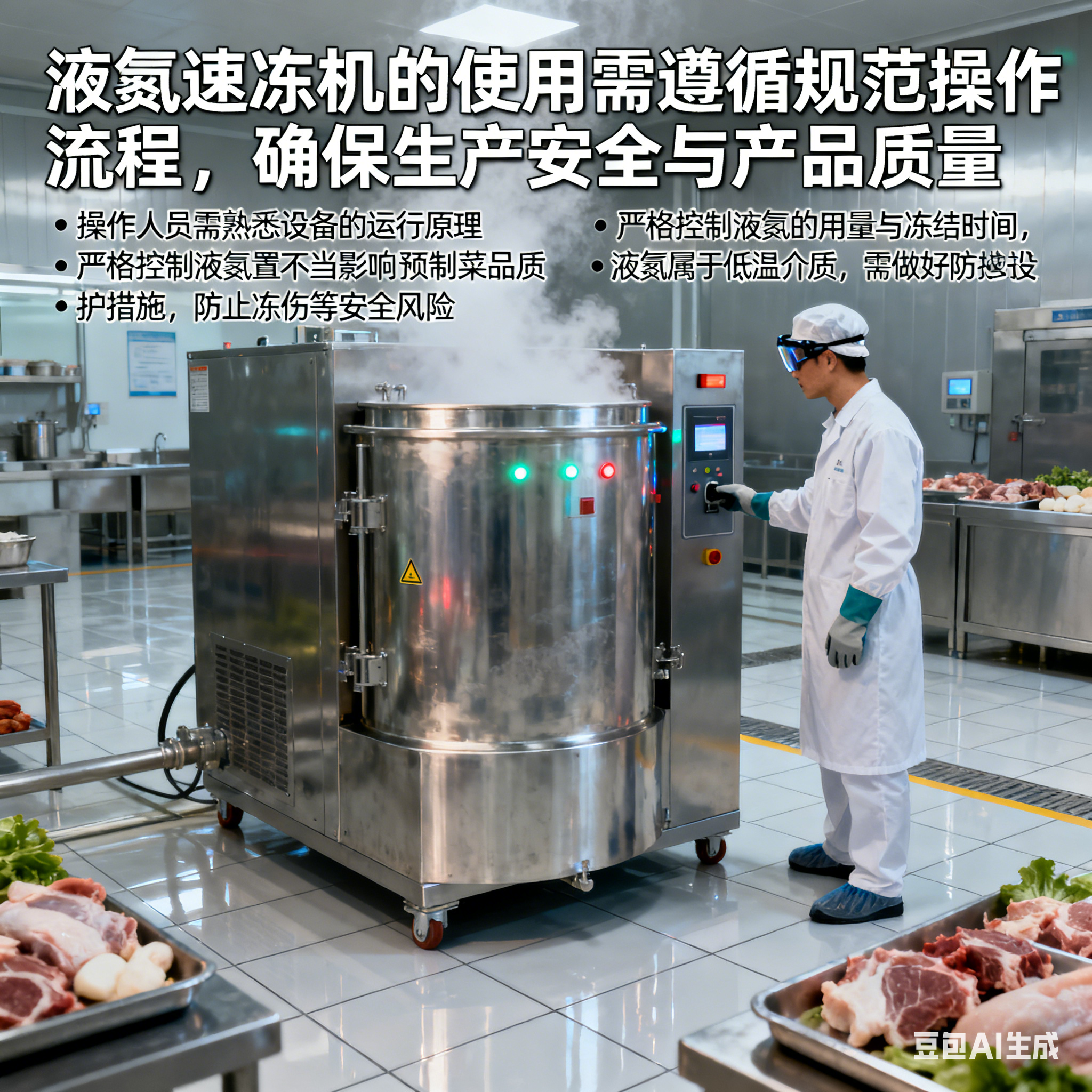 預(yù)制菜加工，液氮速凍機(jī) 5-20 分凍結(jié)如何實(shí)現(xiàn)？(圖5)