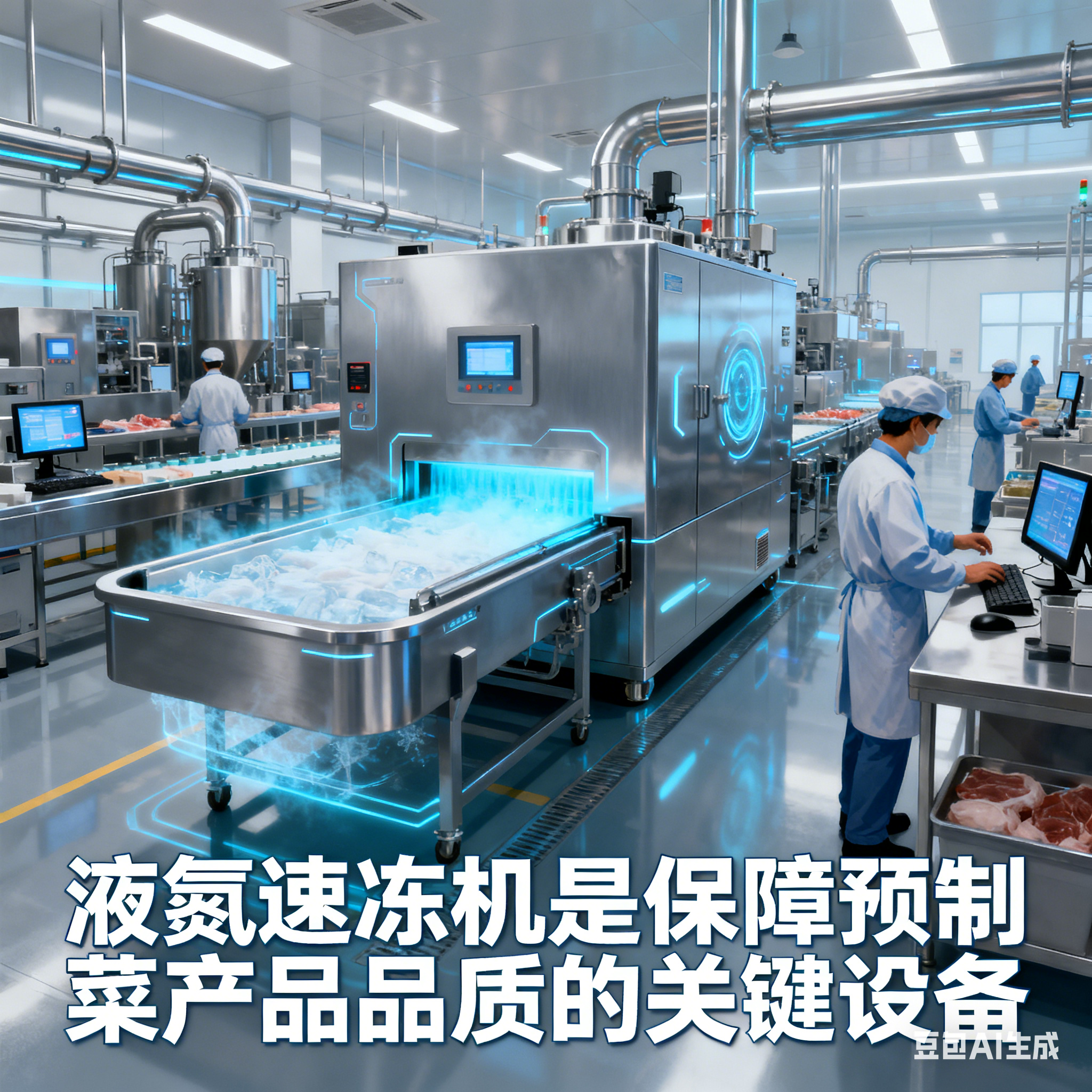 預(yù)制菜加工，液氮速凍機(jī) 5-20 分凍結(jié)如何實(shí)現(xiàn)？(圖1)