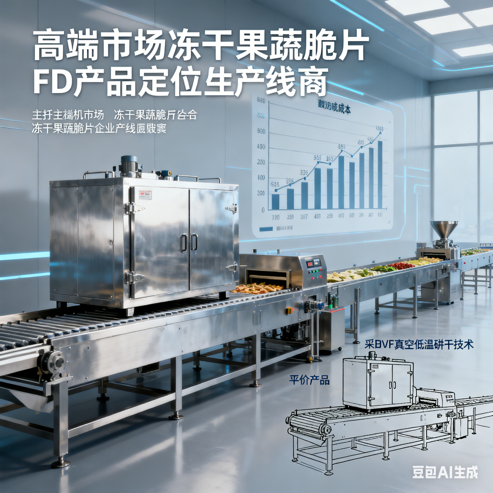 果蔬脆片凍干生產(chǎn)線，核心是大型食品凍干機嗎？(圖5)