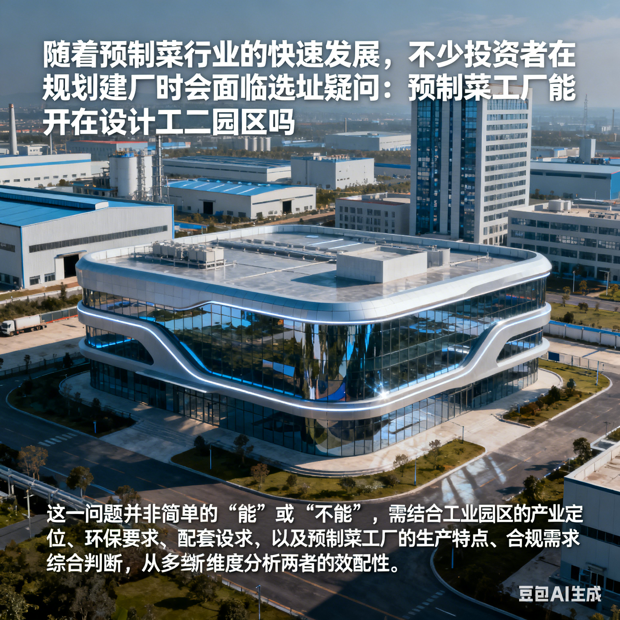 預制菜工廠能開在工業(yè)園區(qū)嗎？(圖1)