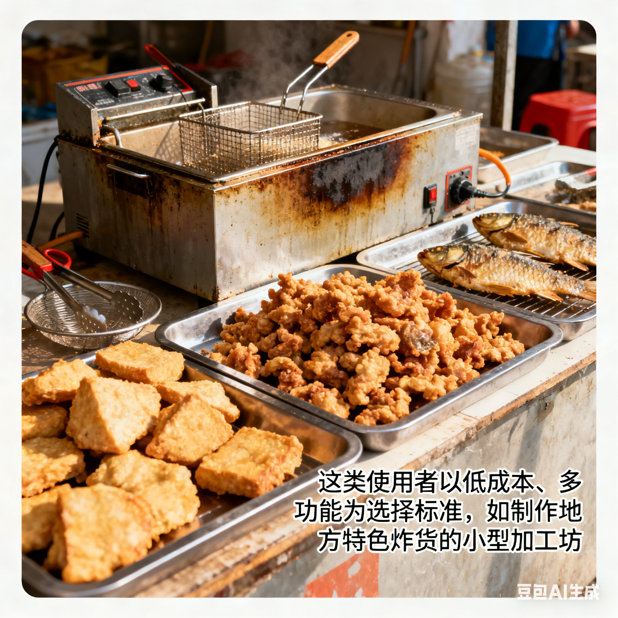 油炸爐有哪些使用群體？薯片油炸機生產線方便在哪？(圖3)