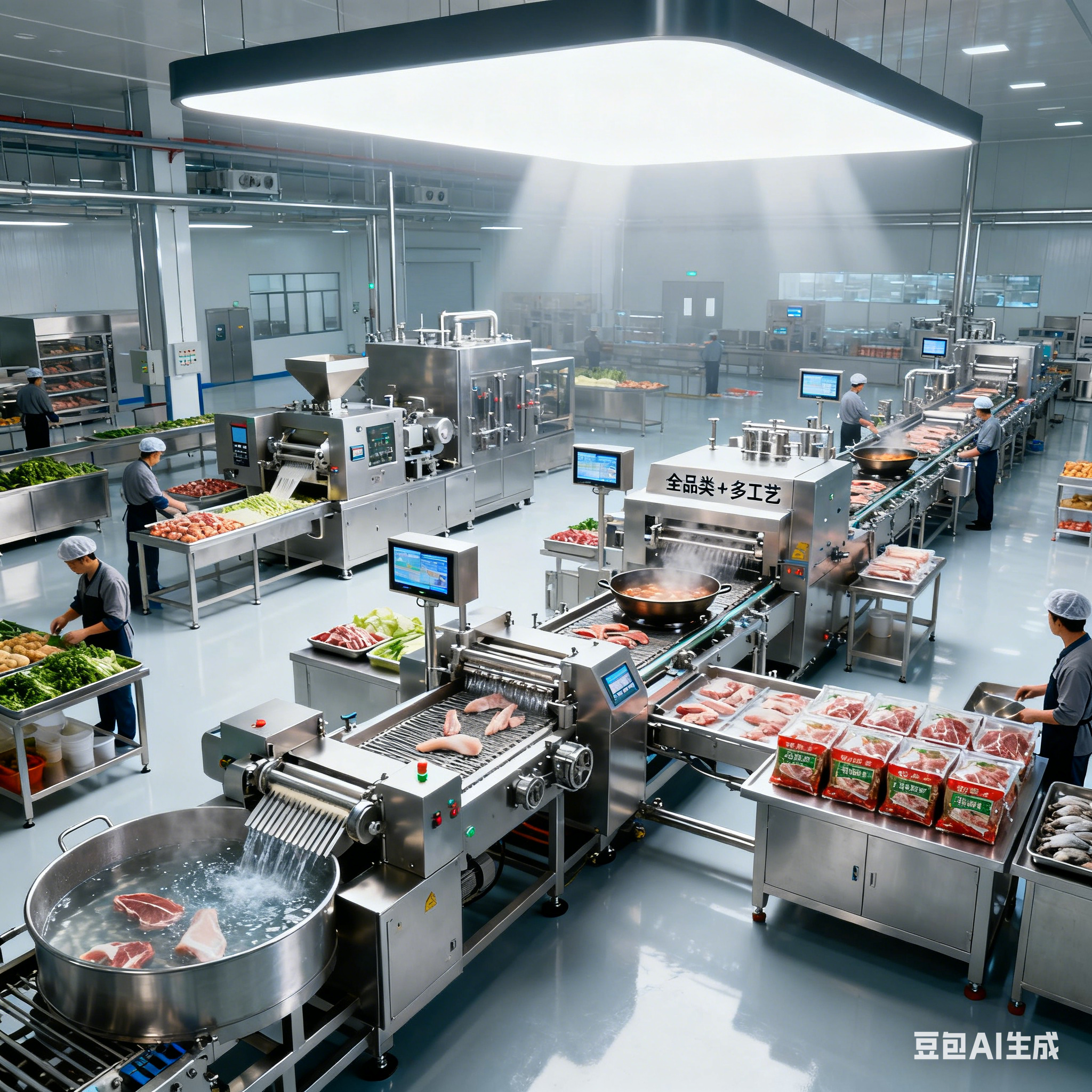 預(yù)制菜、方便菜、半成品菜、凈菜生產(chǎn)線有何不同？(圖4)