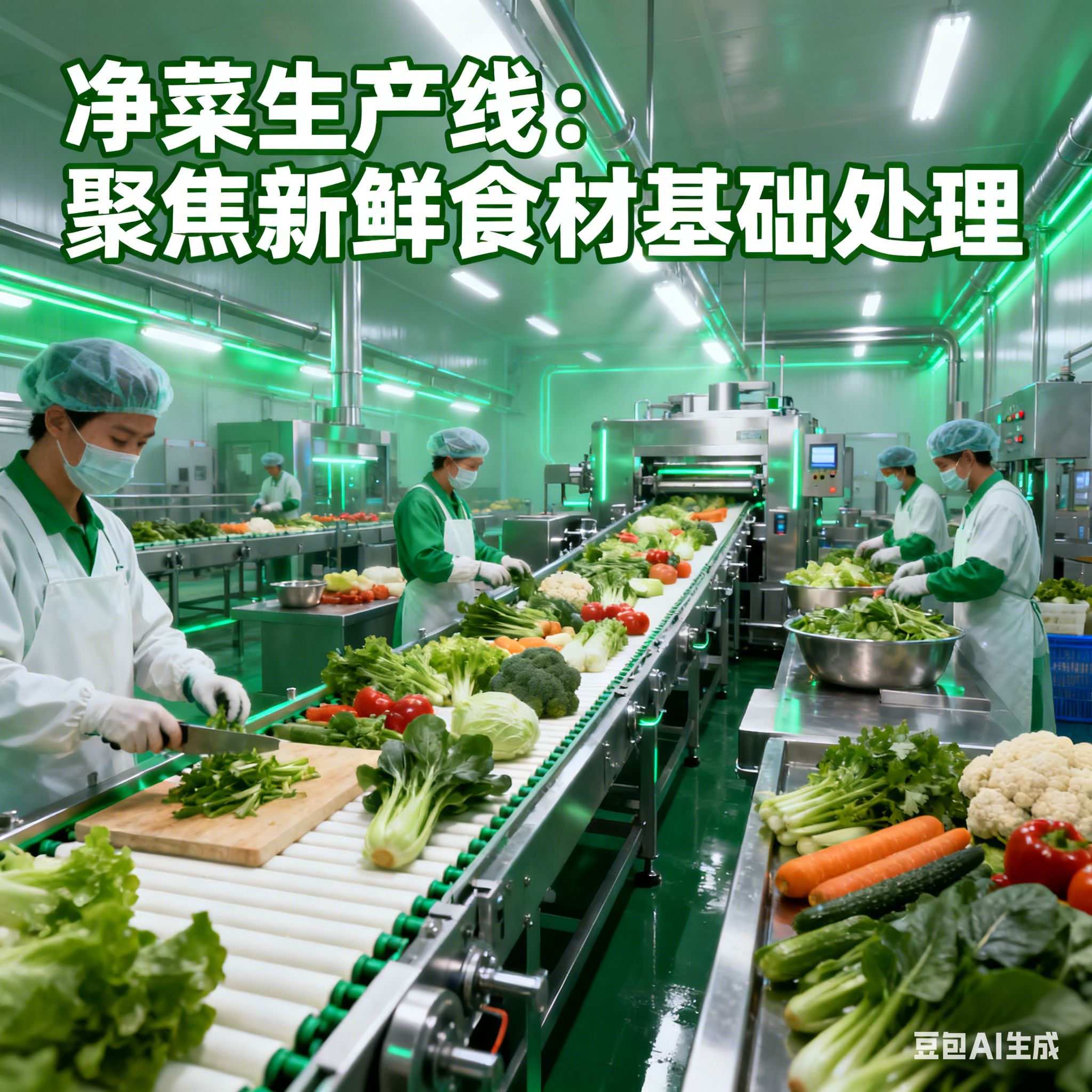 預(yù)制菜、方便菜、半成品菜、凈菜生產(chǎn)線有何不同？(圖1)