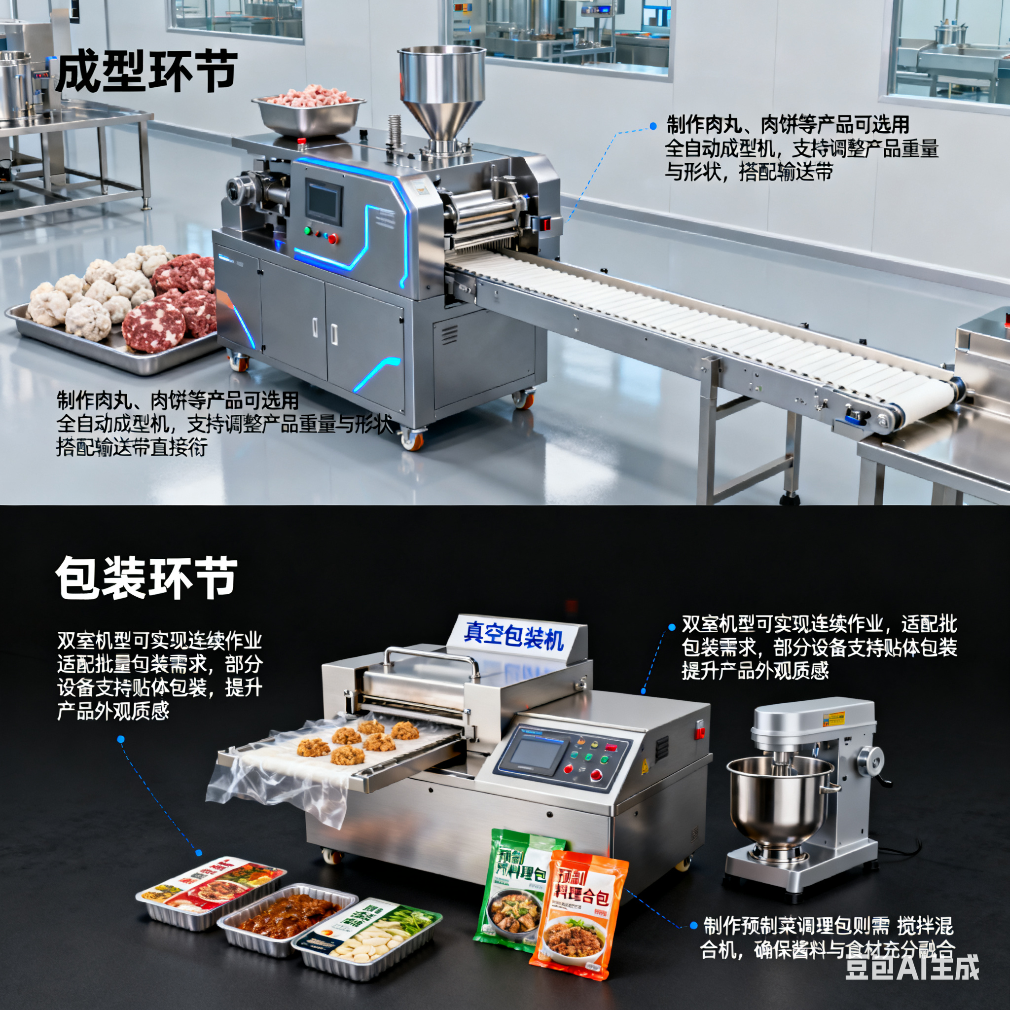 商用半成品預(yù)制菜、凈菜及醬菜加工生產(chǎn)線設(shè)備該如何選？(圖2)