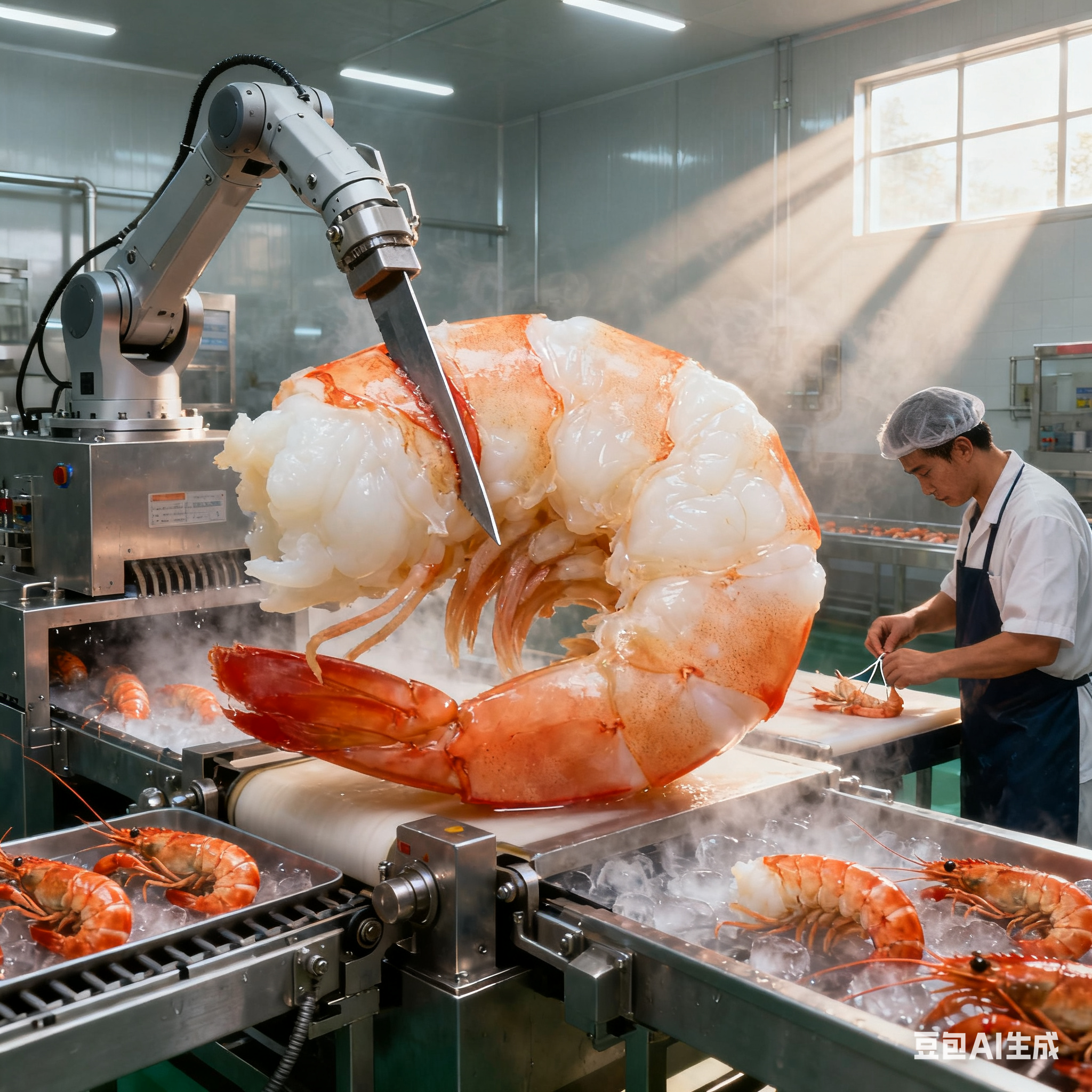 即食小龍蝦漂燙線預(yù)制菜加工生產(chǎn)線包含哪些環(huán)節(jié)？如何運(yùn)作？(圖3)