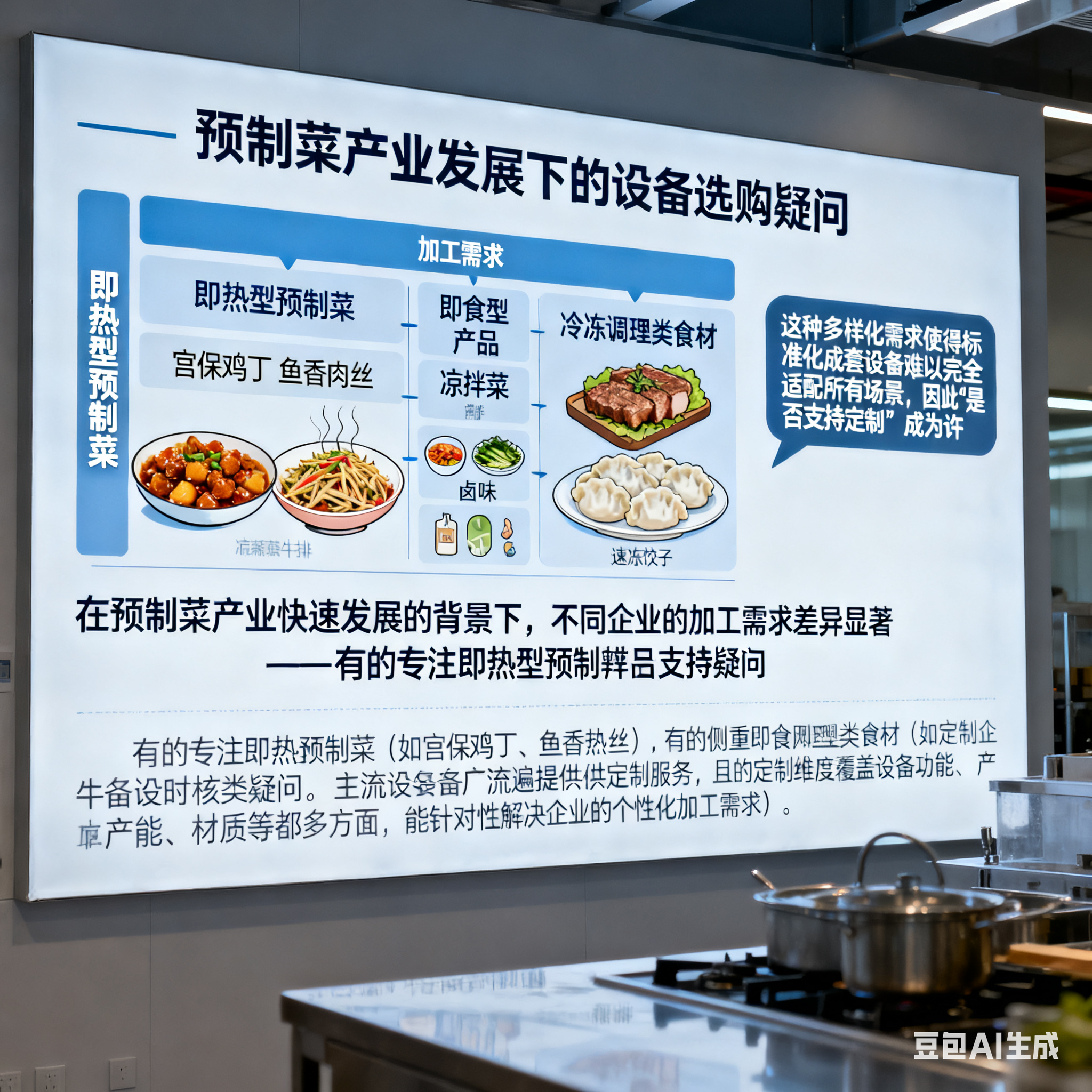 預(yù)制菜類成套設(shè)備，是否支持定制服務(wù)？(圖1)