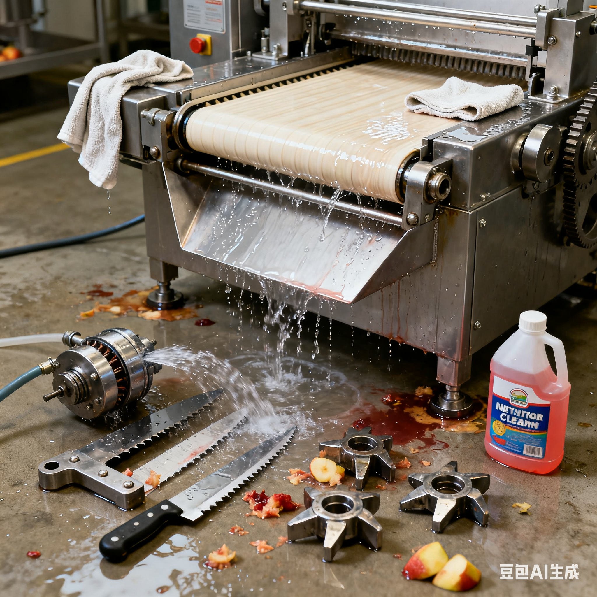 工業(yè)水果專用削皮機(jī)（蜜柚西瓜雙頭去皮機(jī)），如何適配中央廚房預(yù)制菜生產(chǎn)線？(圖7)