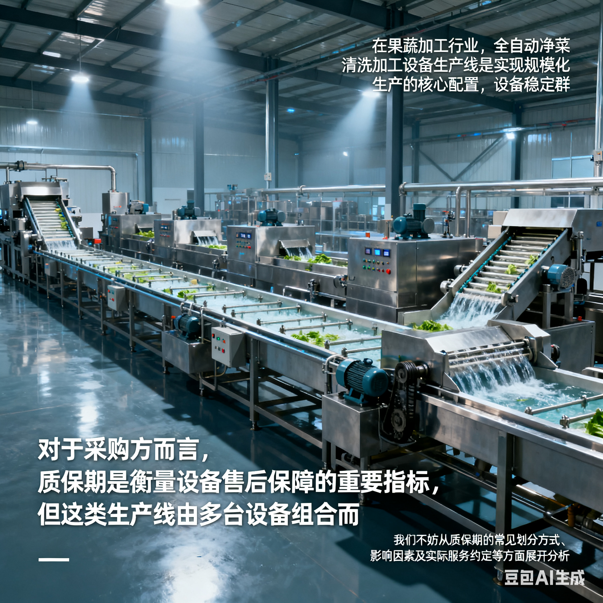 全自動(dòng)果蔬凈菜清洗加工設(shè)備生產(chǎn)線的質(zhì)保期，有統(tǒng)一規(guī)范嗎？(圖1)