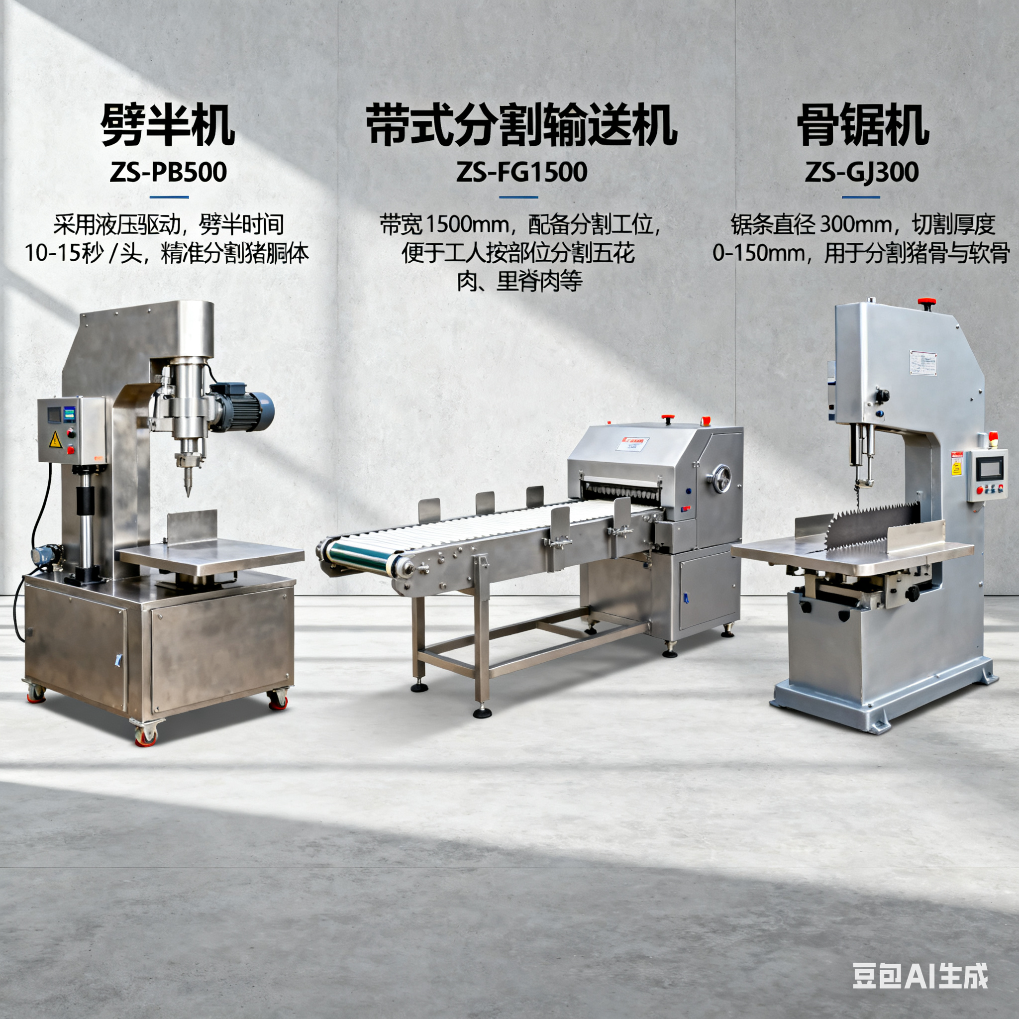 預(yù)制菜分揀線、雞爪鹵制生產(chǎn)流水線及流水線殺豬分別包含哪些核心設(shè)備(圖6)