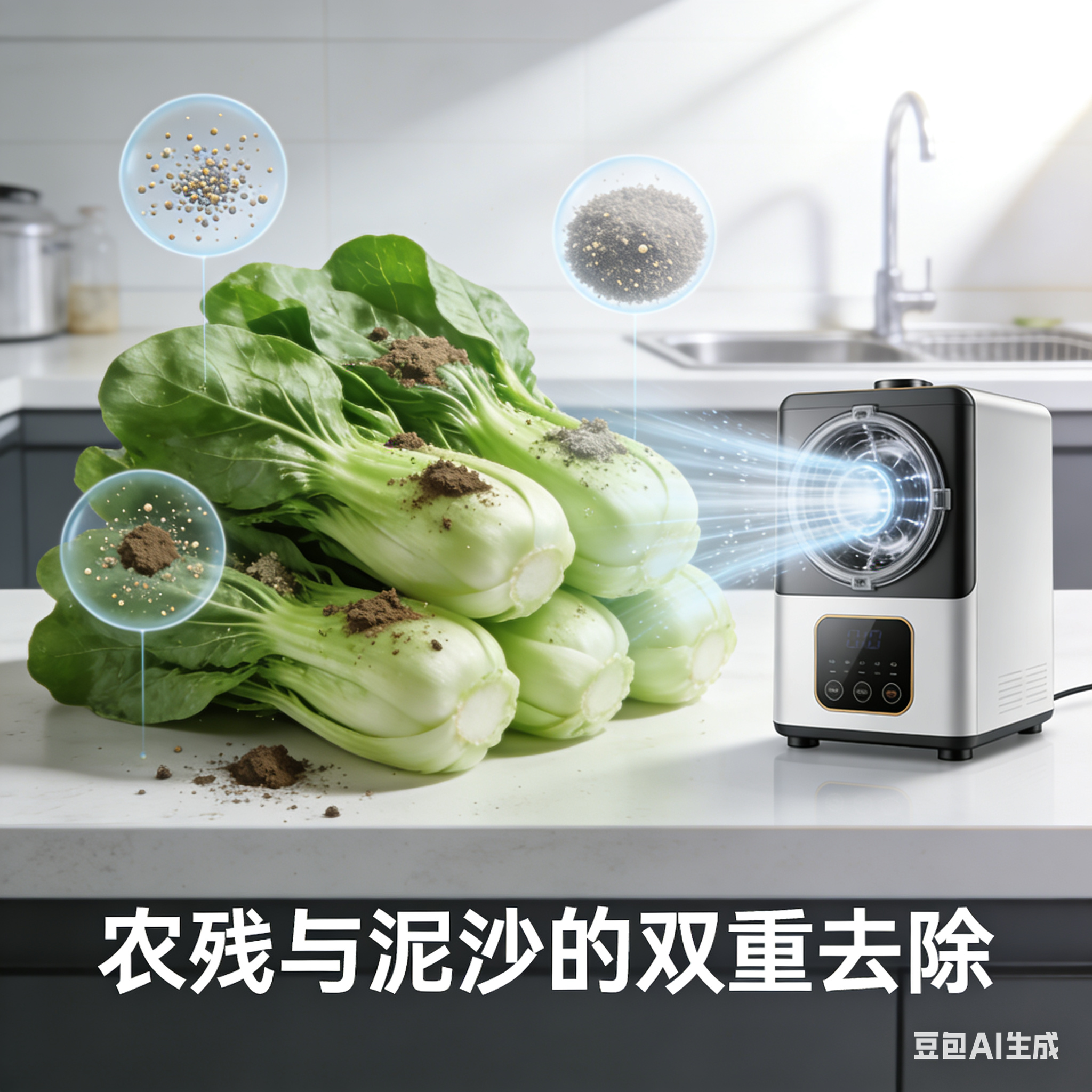 渦流清洗機(jī) + 臭氧殺菌設(shè)備 能否組成去除農(nóng)殘泥沙的專用生產(chǎn)線？(圖2)