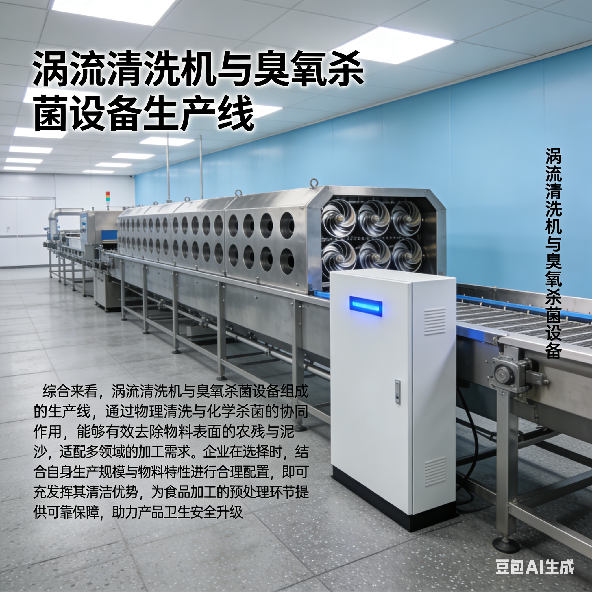 渦流清洗機(jī) + 臭氧殺菌設(shè)備 能否組成去除農(nóng)殘泥沙的專用生產(chǎn)線？(圖5)