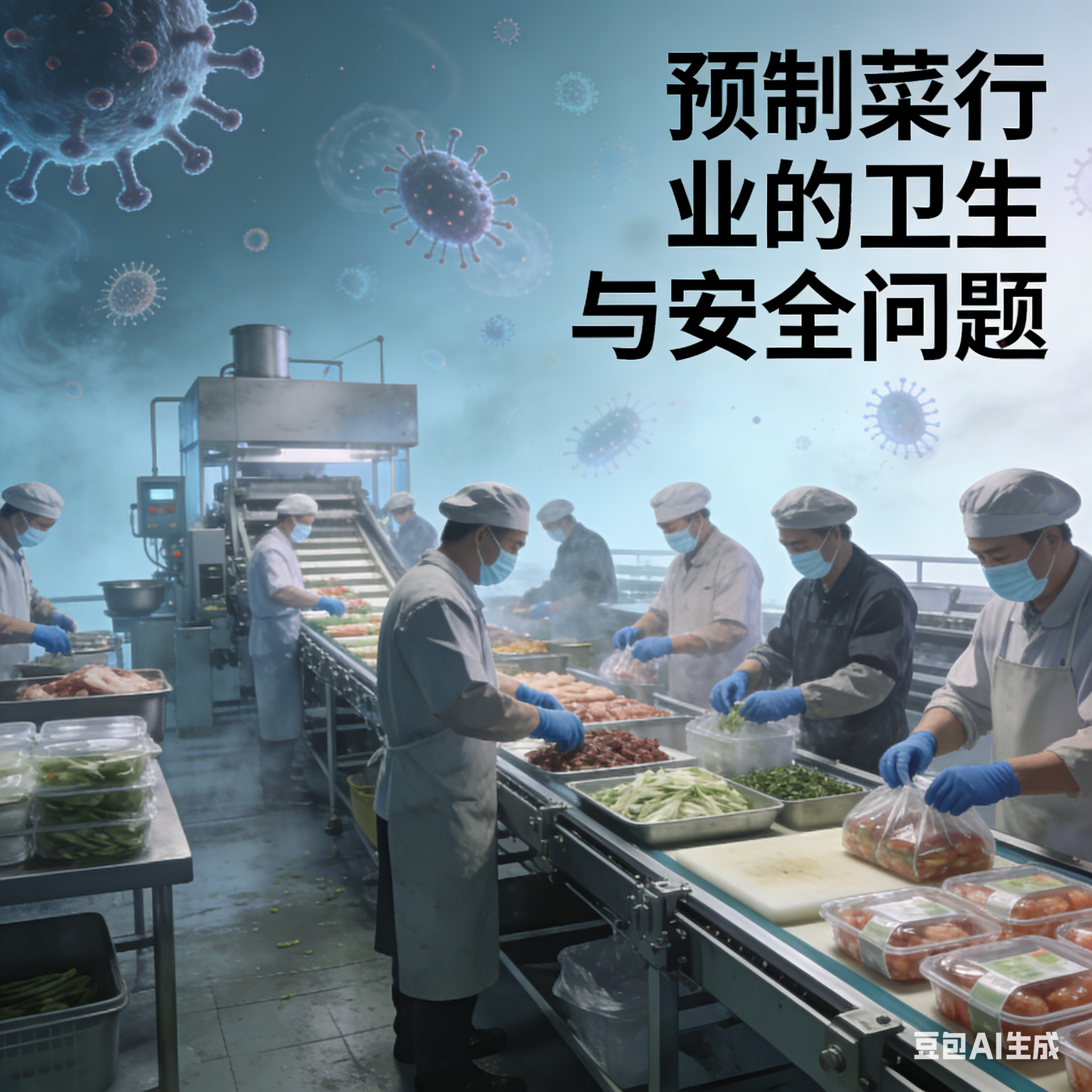 預(yù)制菜生產(chǎn)線衛(wèi)生安全：加工不達(dá)標(biāo)與設(shè)備清潔難題會(huì)引發(fā)微生物污染嗎？