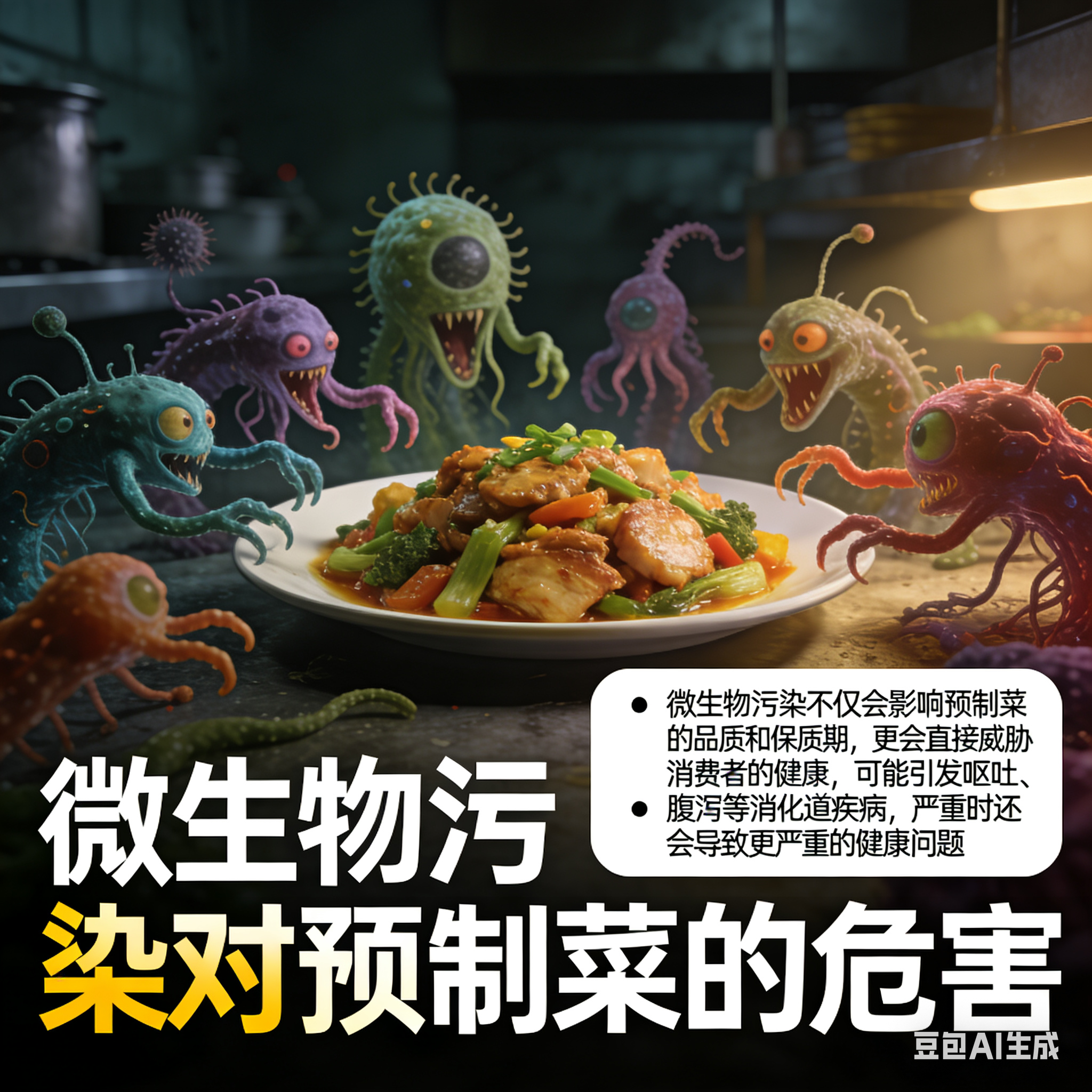 預(yù)制菜生產(chǎn)線衛(wèi)生安全：加工不達(dá)標(biāo)與設(shè)備清潔難題會(huì)引發(fā)微生物污染嗎？(圖4)