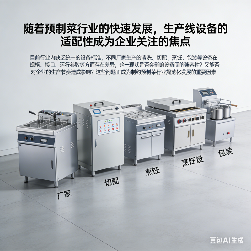 預(yù)制菜生產(chǎn)線設(shè)備標(biāo)準(zhǔn)不統(tǒng)一？會(huì)影響兼容性與生產(chǎn)節(jié)奏嗎？(圖1)